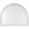 Ekena Millwork Round Top Surface Mount PVC Gable Vent: Functional, w/ 2"W x 2"P Brickmould Sill Frame, 42"W x 34"H GVPRT42X3403SF - alternate 1